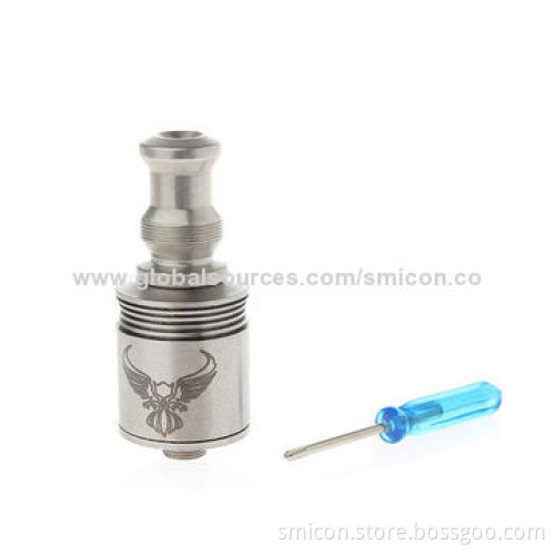 Hottest Stainless Steel Patriot Atomizer for E Cigarette Mod, 2mL Capacity